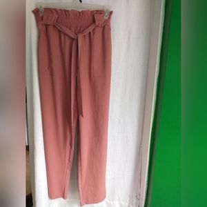 Women's Aprance High-Waist Casual Pants - Size XXL